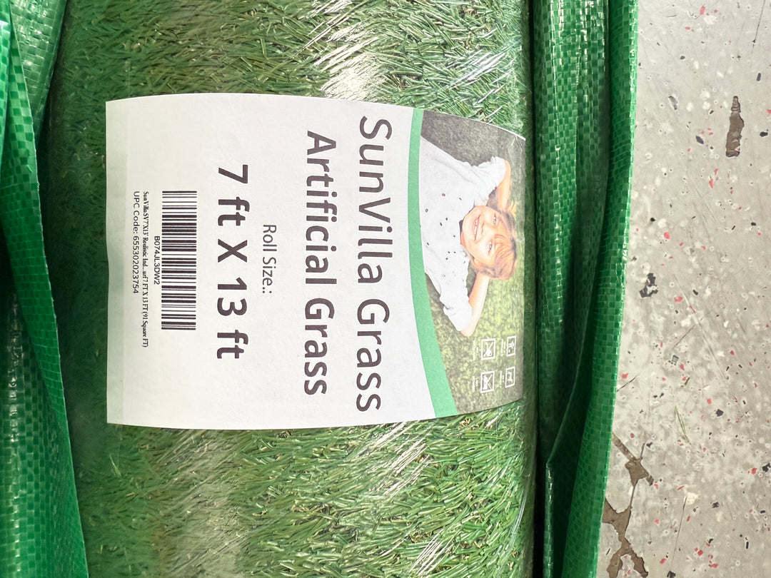 SunVilla Grass SV7'X13' Realistic Indoor/Outdoor Artificial Grass/Turf