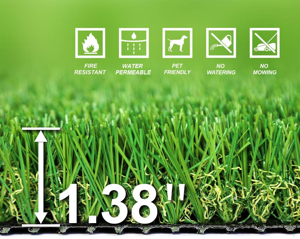 SunVilla Realistic Indoor/Outdoor Artificial Grass/Turf Sample