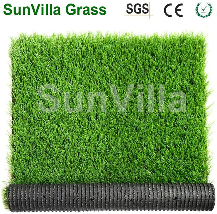 SunVilla Grass 13 FT Width by[ Custom Length ]FT Outdoor/Indoor Artificial Grass 1.38'' Pile Height