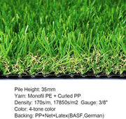 SunVilla Artificial Grass Square Brick-12 x 12 inch small turf grass crafts indoor and outdoor wall decoration
